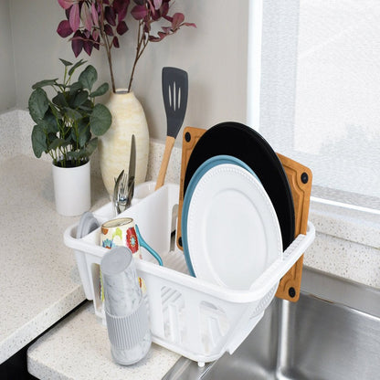 2-Piece Plastic Sink Set with Slide-Out Drip Tray (Multiple Colors)