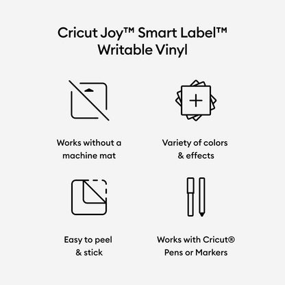 Joy™ Smart Label™ Writable Vinyl - Permanent Gold, 5.5" X 13"