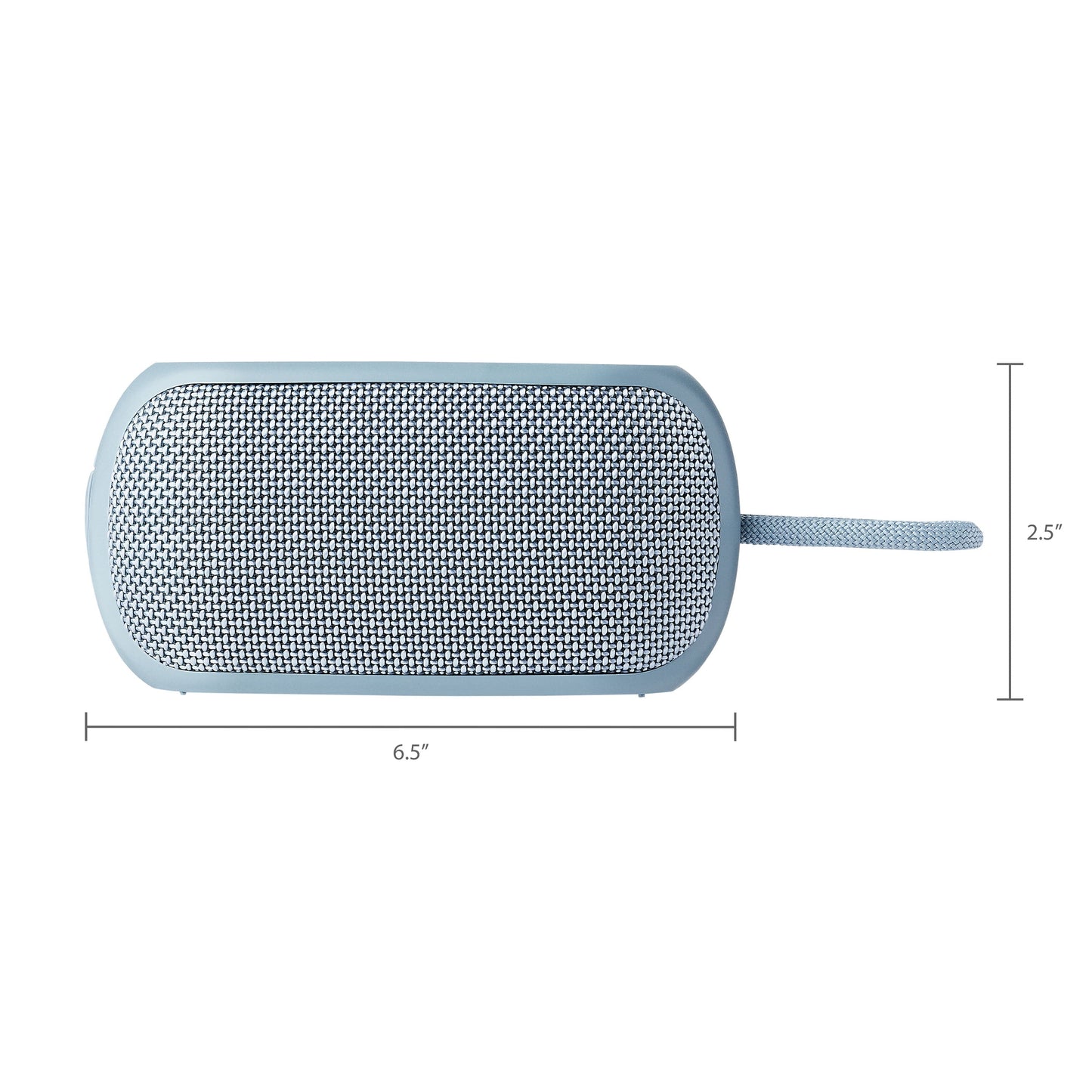 Small Rugged Speaker with Bluetooth Wireless Technology, Blue