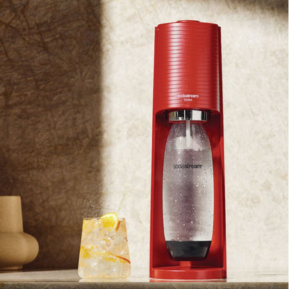 Terra Sparkling Water Maker - Red