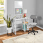Quick Assembly Desk, White Finish
