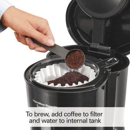 Brew Station 10 Cup Coffee Maker, Black, 47380