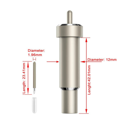 Premium Fine Point Blade Compatible with Maker 4/3/Maker/Explore 4/3/Venture/Explore Air 2/Air/One, Aosry Fine Point Blade plus Housing for Cutting Glitter Vinyl/Cardstock, Faux Leather, Vellum Etc