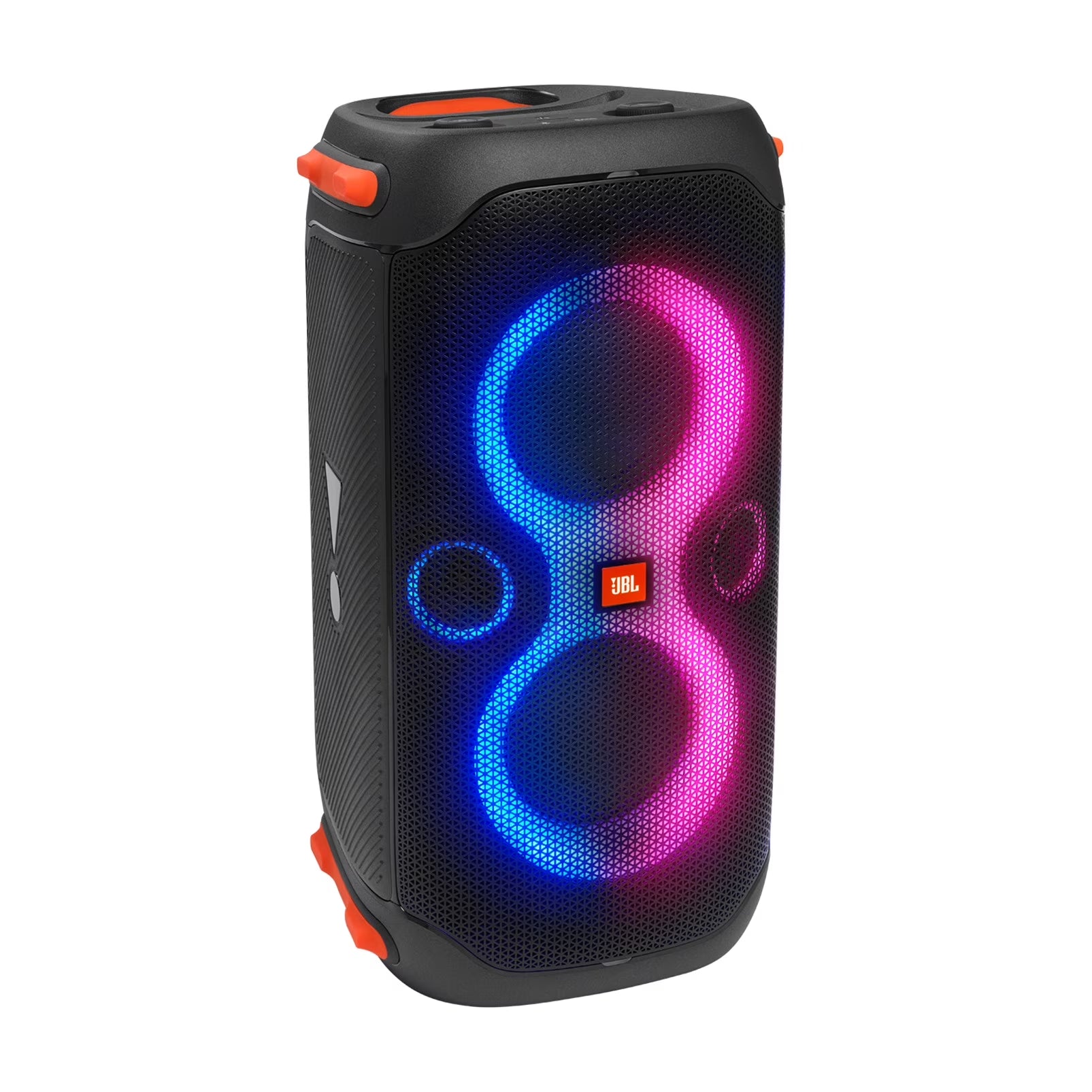 Partybox 110 - Portable Party Speaker with 160W Powerful Sound, Built-In Lights and Splashproof Design - Black
