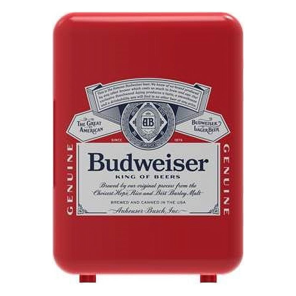 Portable 6-Can Mini Refrigerator, MIS135BUD, Red