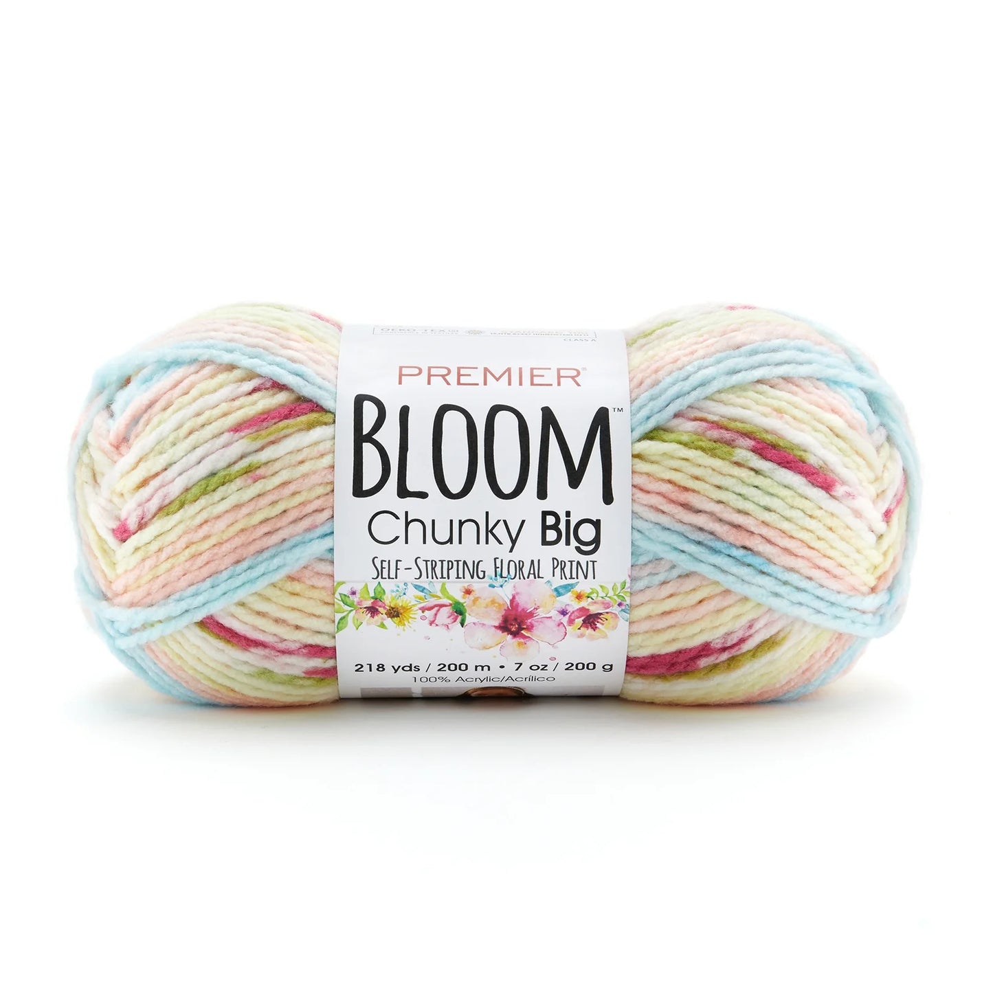 Premier Yarns - Bloom Chunky Big Yarn - Snapdragon - 7Oz 218Yds - 5 Bulky Weight - Acrylic