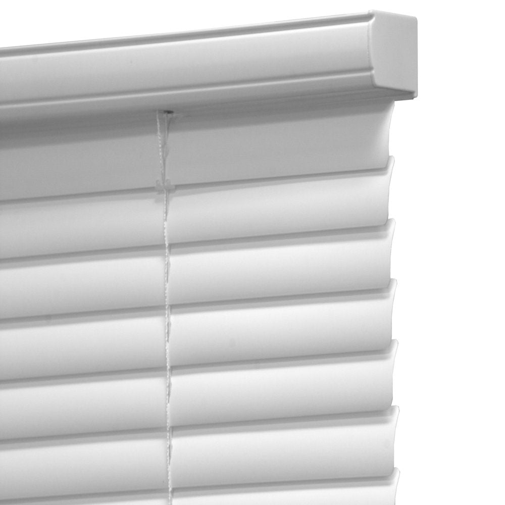 1" Cordless Room Darkening Vinyl Blinds, 31" Width X 72" Length, White