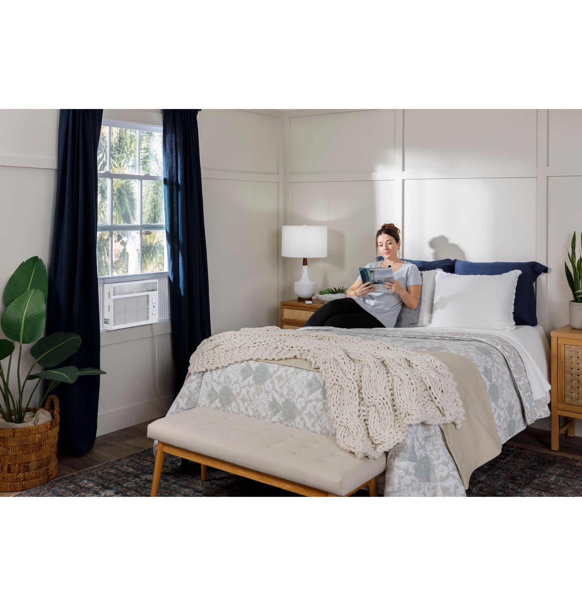 GE 5,000 BTU, 115V Mechanical Window Air Conditioner, Covers up to 150 Sq Ft