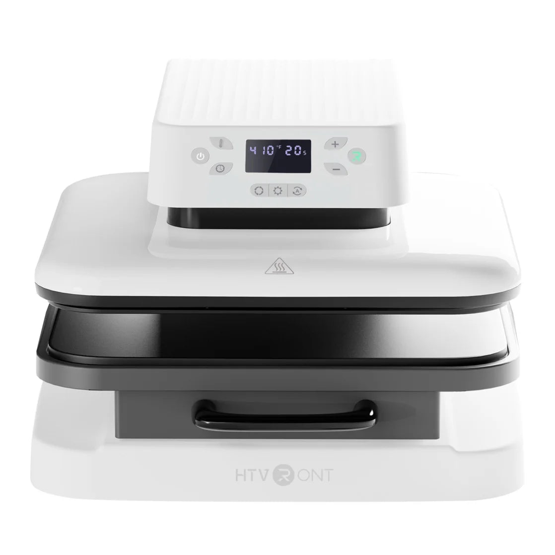 HTVRONT Automatic Heat Press Machine, Professional for Heat Transfer Projects, Smart T-Shirt Press Machine with Auto Release-White