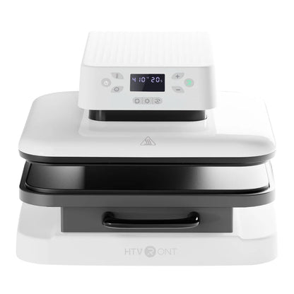 HTVRONT Automatic Heat Press Machine, Professional for Heat Transfer Projects, Smart T-Shirt Press Machine with Auto Release-White