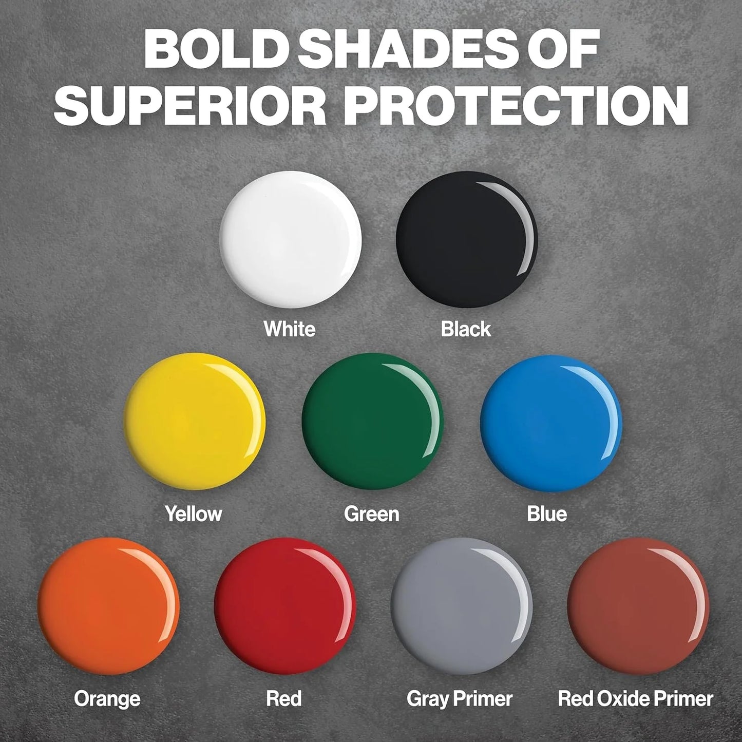 Alkyd Enamel Paint, Oil-Based Multi-Surface Interior & Exterior Paint for Wood, Metal & Concrete, Red Oxide Primer, 1 Gallon