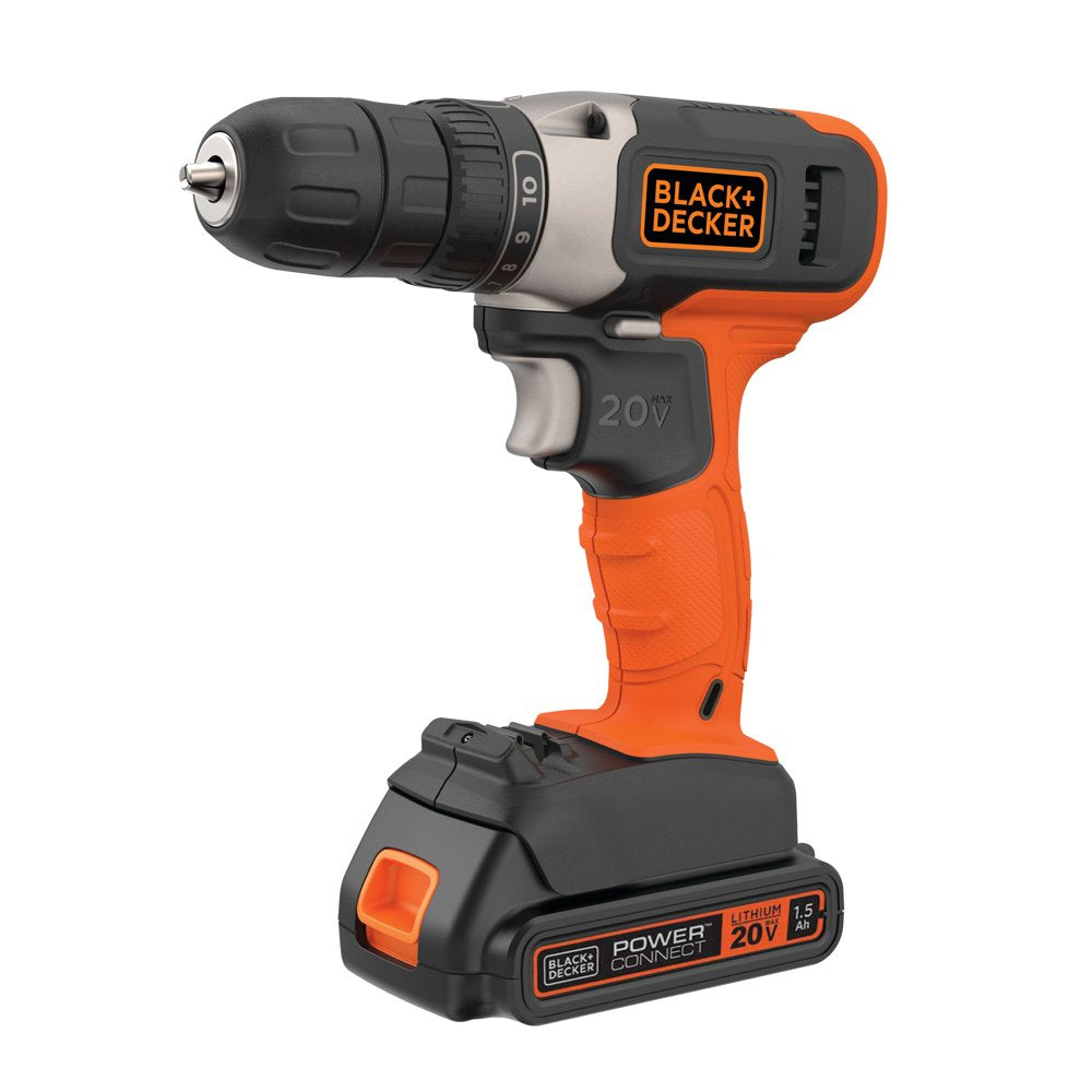 20-Volt MAX Lithium Cordless Drill, BCD702C1