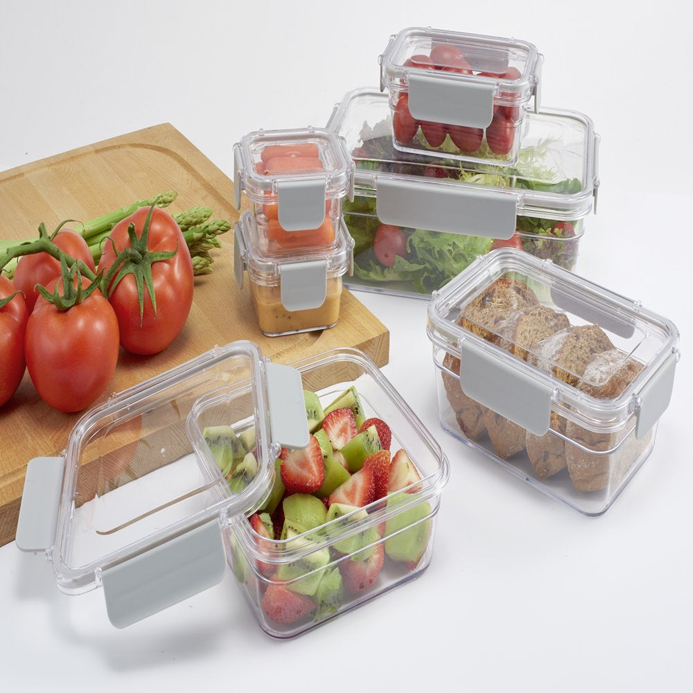 12 Piece Tritan Stain-Proof Food Storage Container Set