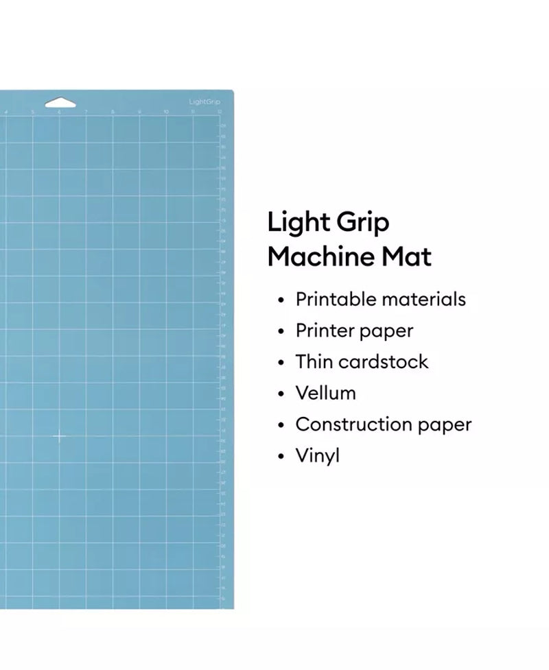 Light Grip Machine Mat - 12 in X 12 in (6 Ct)