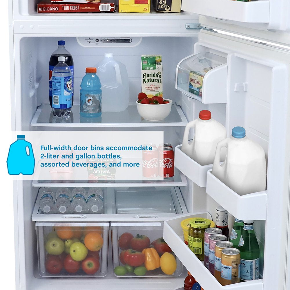 Frost-Free Apartment Size Standard Door Refrigerator, 18.0 Cu. Ft. Capacity, in Stainless Steel (FF18D3S-4)