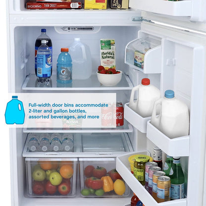 Frost-Free Apartment Size Standard Door Refrigerator, 18.0 Cu. Ft. Capacity, in White (FF18D0W-4)