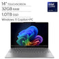 Lenovo Slim 7I 14" OLED Touchscreen Copilot+ PC - Aura Edition - Intel Core Ultra 7 Processor 258V - Windows 11 - 32 GB RAM - 1TB SSD