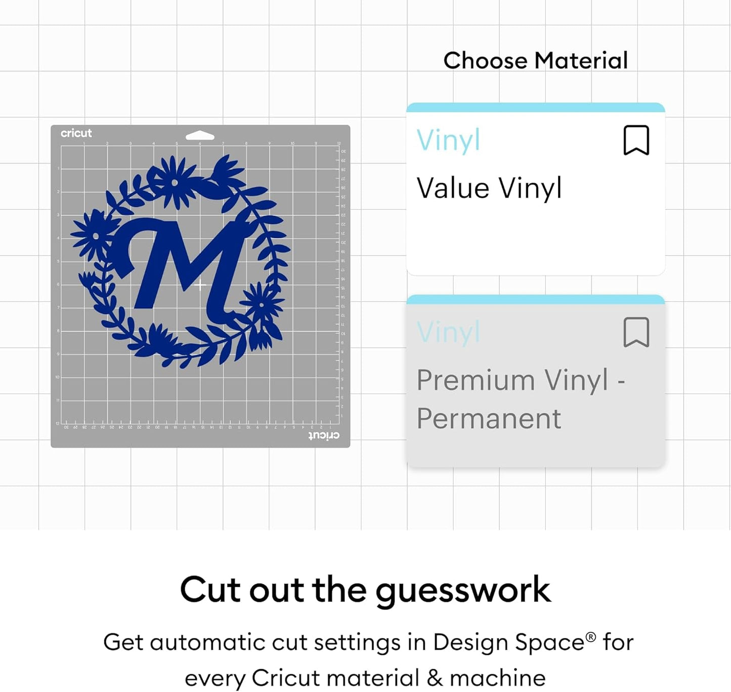 Cricut® Value Permanent Vinyl, Navy Blue (12 in X 10 Ft)