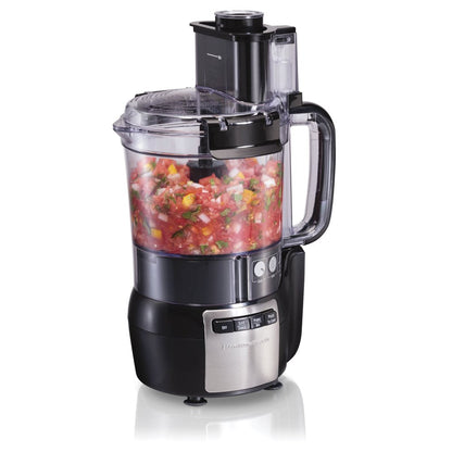 Stack and Snap Food Processor, 12 Cup Capacity, 450 Watts, Black, 70724