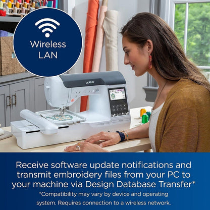 Brother SE2000 Embroidery & Sewing Machine Bundle W/ Silhouette Cameo 5 Alpha