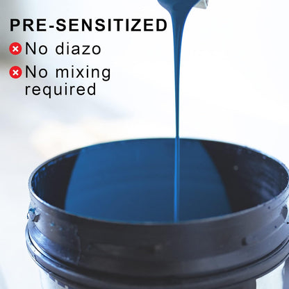 ® AP Blue Screen Printing Emulsion (Quart - 32Oz.) Pre - Sensitized Photo Emulsion for Silk Screens, Textiles, and Fabric - for Screen Printing Plastisol Ink, Screen Printing Supplies