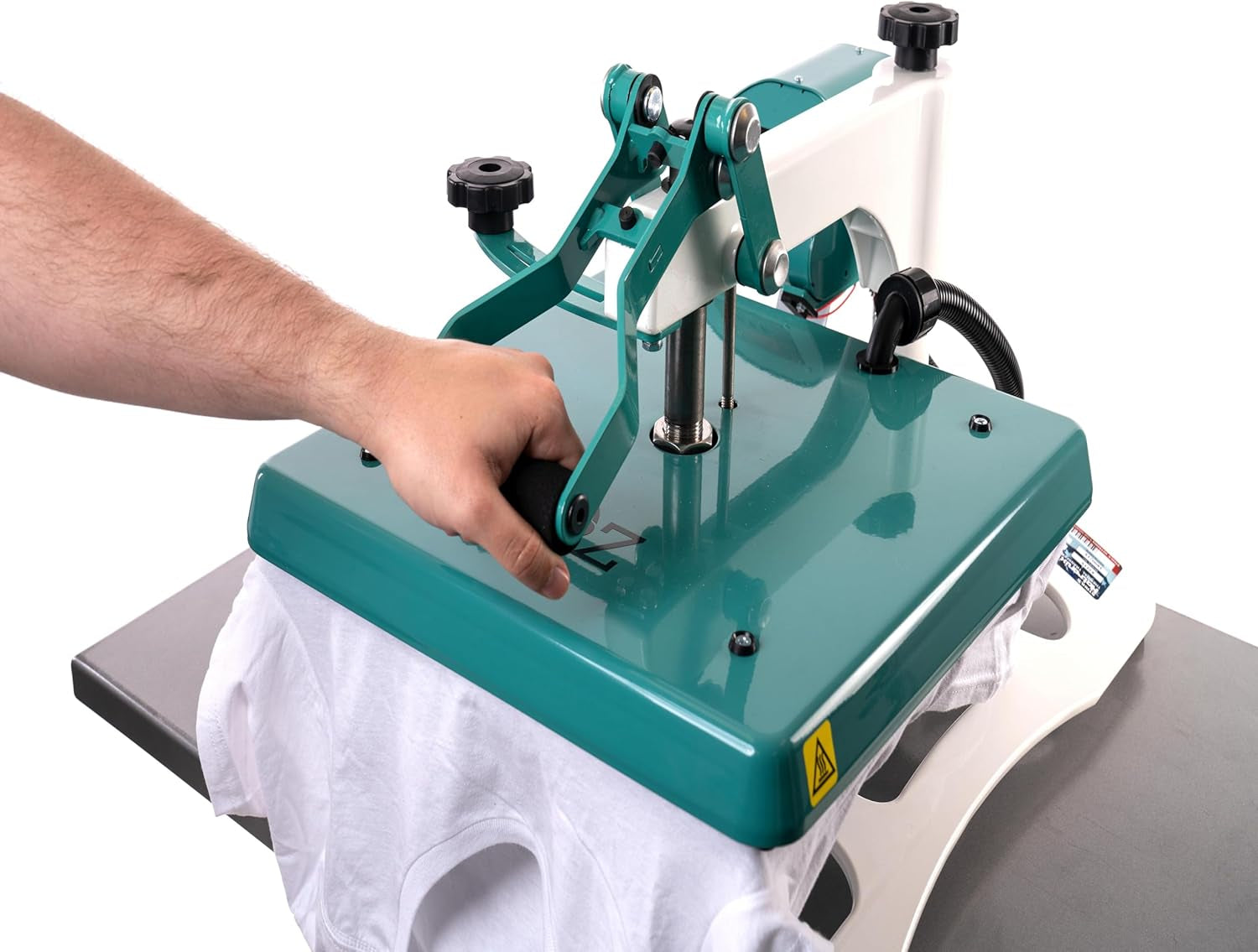Stahls' A2Z Swing Away Heat Press 15"X15": Versatile Precision for Your Crafting Needs. Effortlessly Achieve Professional Transfers on a Wide Range of Materials!