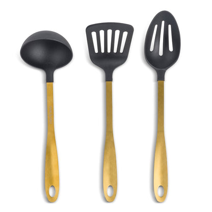 Gold Kitchen Utensils, 3-Piece Set