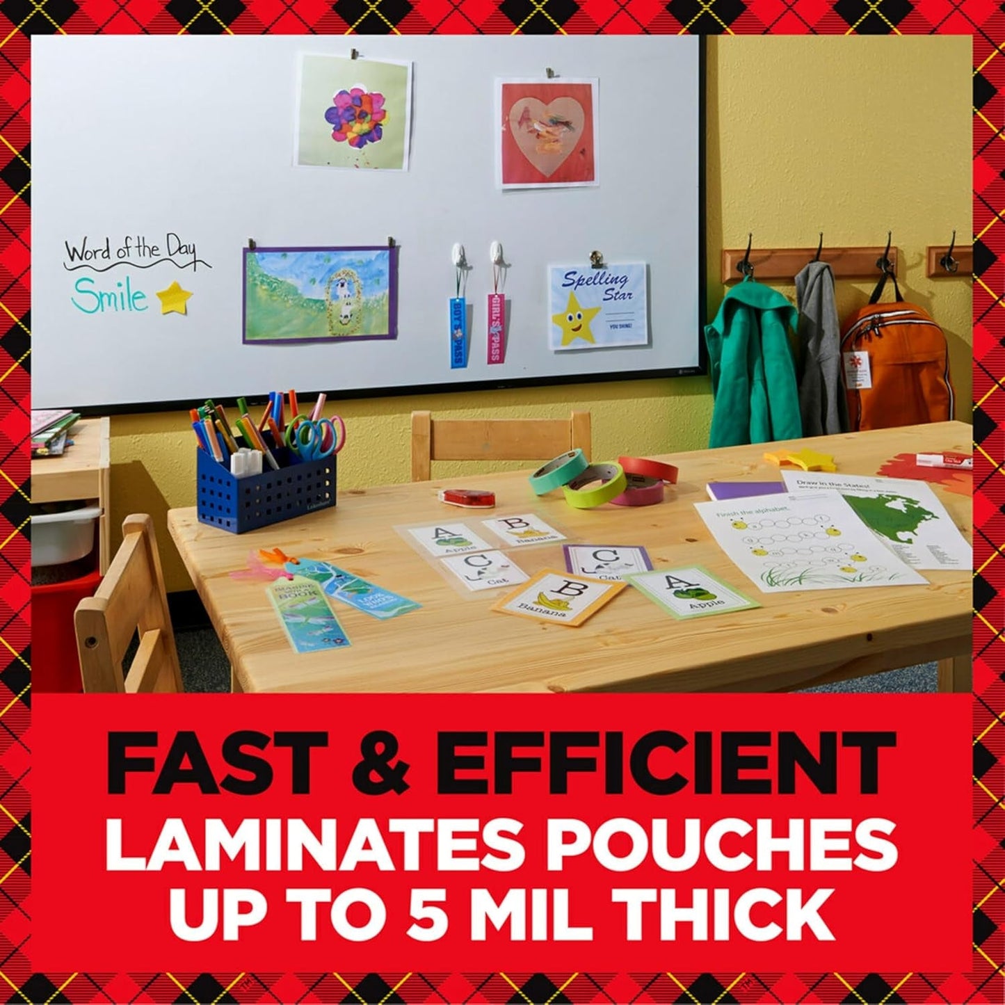 Scotch Thermal Laminator and Pouch Bundle, 2 Roller System, Laminate up to 9" Wide (TL901X) with Scotch Laminating Pouches, 200-Pack (TP3854-200)