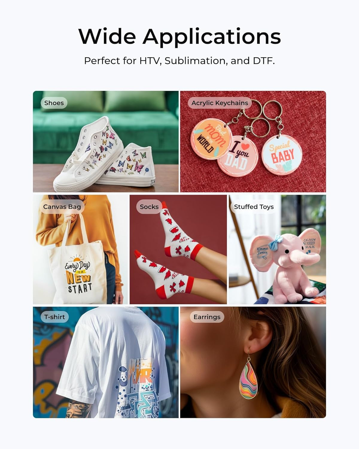 Mini Heat Press Machine - Ultra Light Portable Small Heat Press Machine for T-Shirts Shoes Hats, Mini Iron for Crafting with 3 Settings & Fast Heating for DIY Heating Transfer Projects