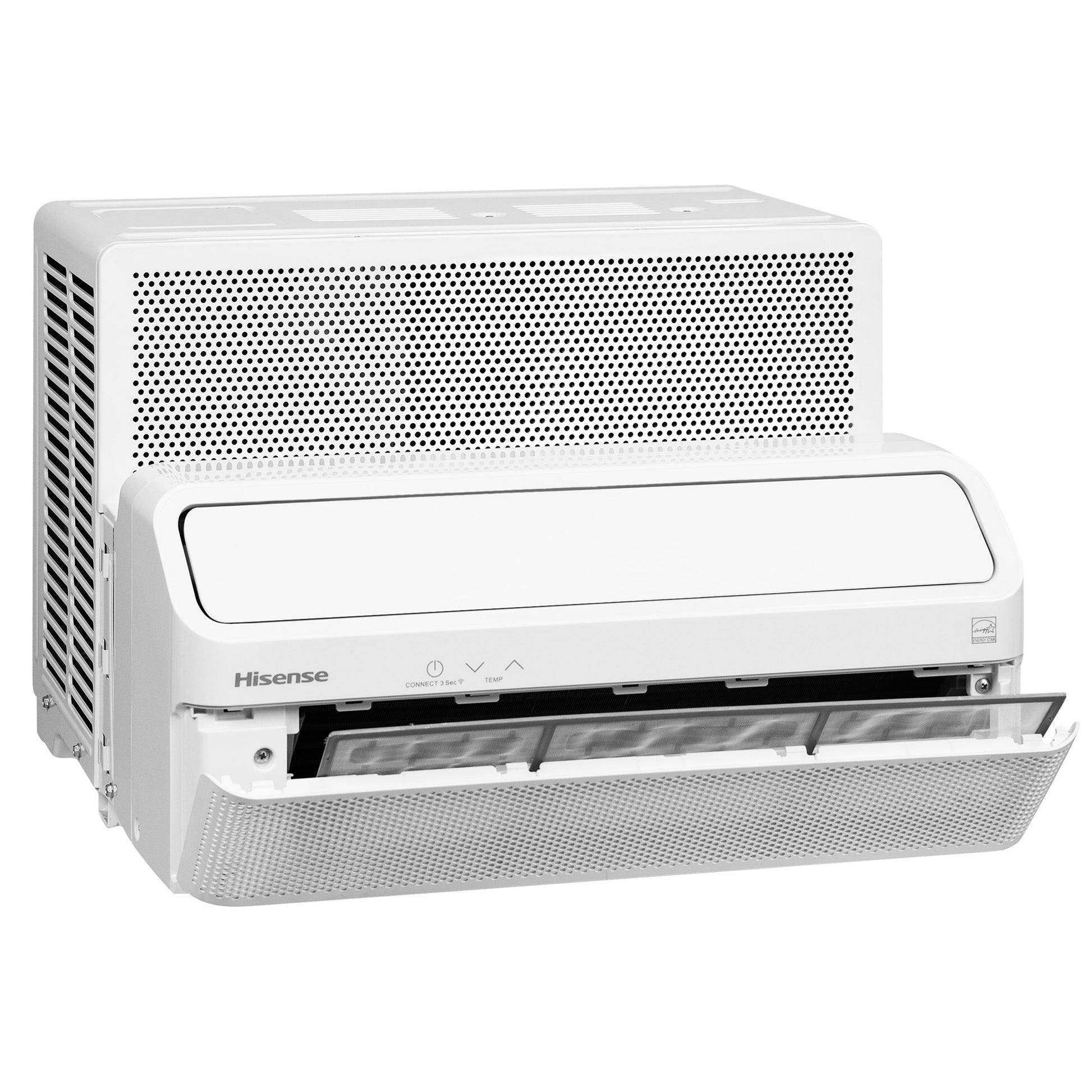 Hisense 8,000 BTU Smart Inverter Window Air Conditioner with Easy Install Bracket