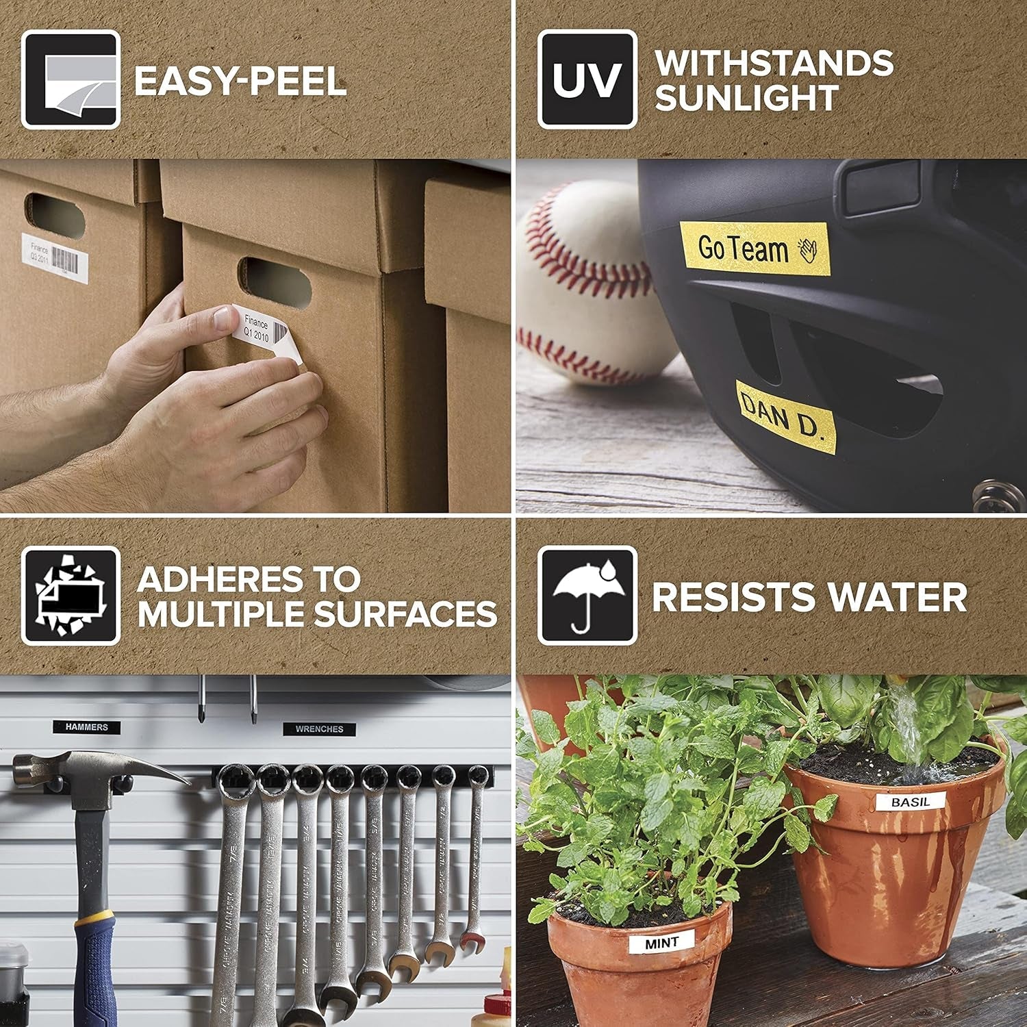 Labelmanager 160 Portable Label Maker Bundle, Easy-To-Use, One-Touch Smart Keys, QWERTY Keyboard, Large Display, for Home & Office Organization, Includes 3 D1 Label Cassettes