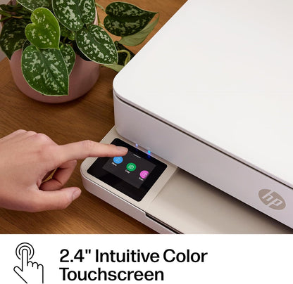HP Envy 6155 Wireless All-In-One Color Inkjet Printer, Print, Scan, Copy, Duplex Printing Best-For-Home, 3 Month Trial of Instant Ink Included, Ai-Capable (C2WR7A) Portobello