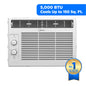 5,000 BTU 150 Sq Ft Mechanical Window Air Conditioner, White, MAW05M1WWT-N, New