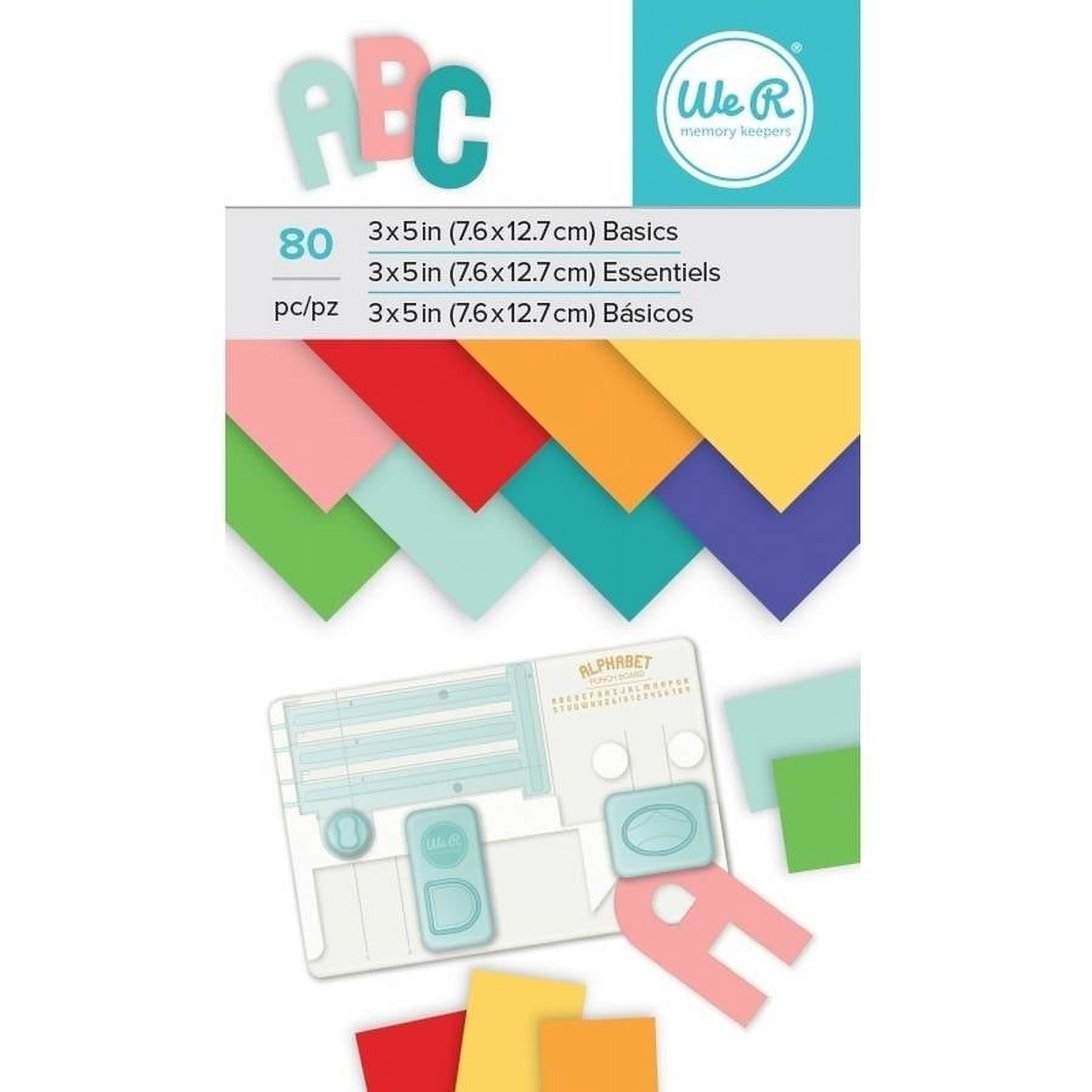 Craft Paper Pad: Assorted Colors, 3 X 5 Inches, 80 Pack