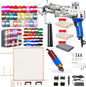 BESGEER 2024 Rug Tufting Gun Starter Kit with Frame with Carpet Trimmer - Rug Tufting Gun with Carpet Trimmer Kit with Tufting Frame, 2 in 1 Cut & Loop Pile Carpet Gun& Carpet Carving Clippers（Blue）