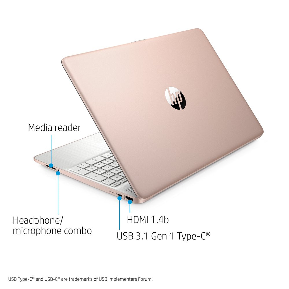 15.6" Ryzen 5 8GB/256GB Laptop-Rose Gold