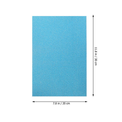 20 Sheets Glitter Craft Paper Sparkle Cardstock Papers Self Adhesive Shiny Glitter Paper