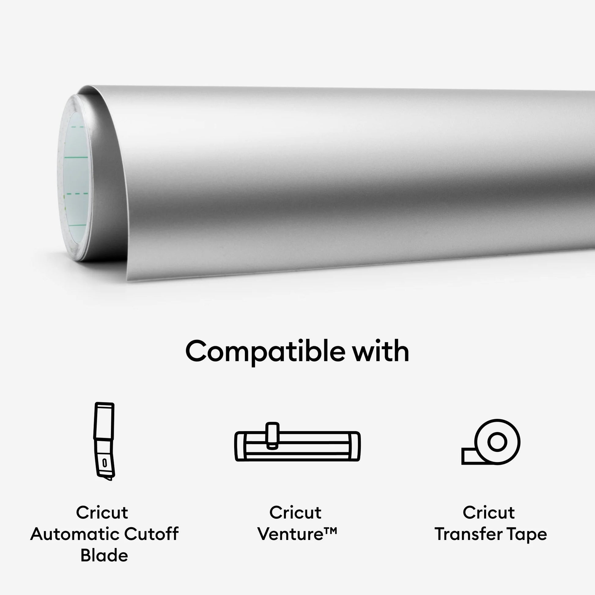 Cricut Venture Smart Vinyl Matte Metallic Permanent (25 in X 5 Ft), 25" X 60"