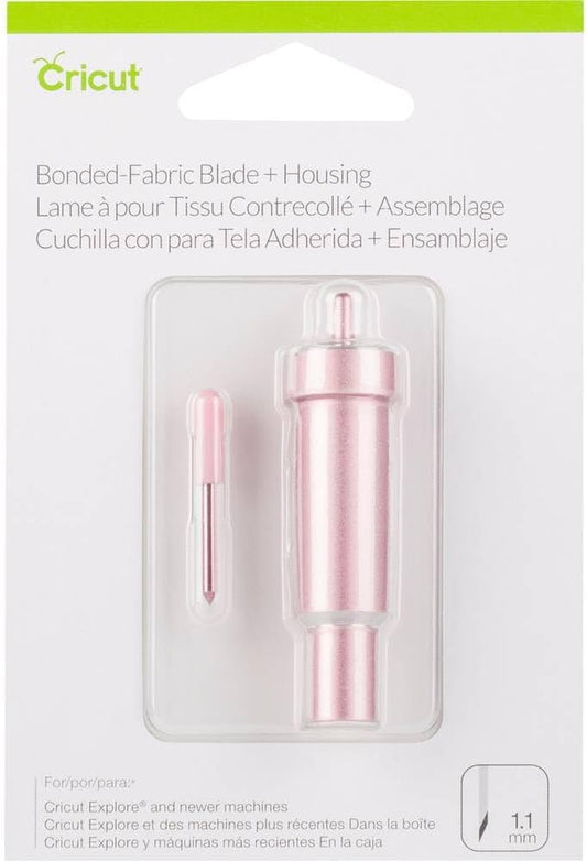 Cricut Bonded-Fabric Blade + Housing, German Carbide Cutting Blade | Cut Intricate Designs in Bonded Fabric, Compatible with Cricut Maker and Explore Machines