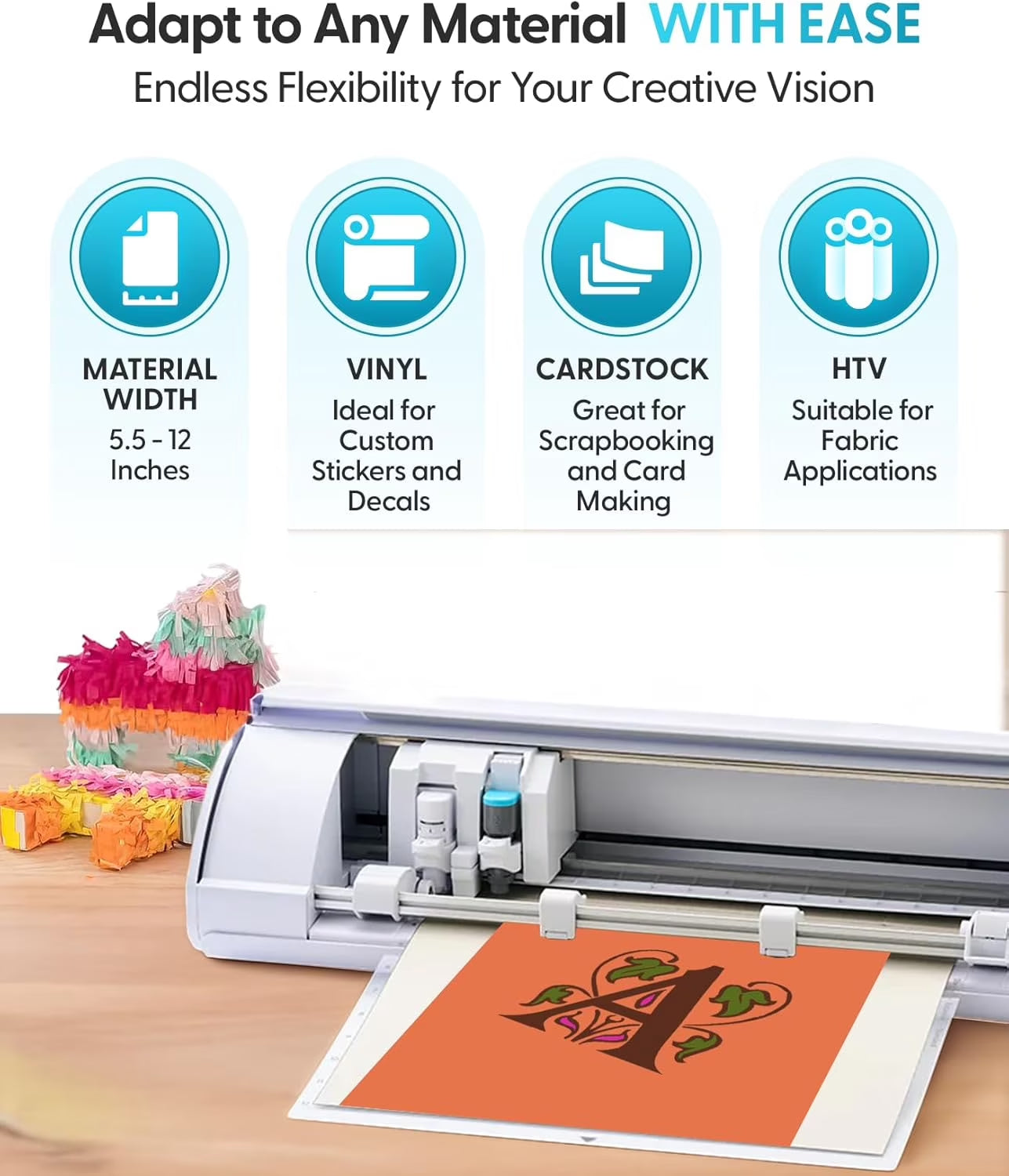 Silhouette Cameo5Α (Alpha) 12" Smart Cutting Machine - Classic White