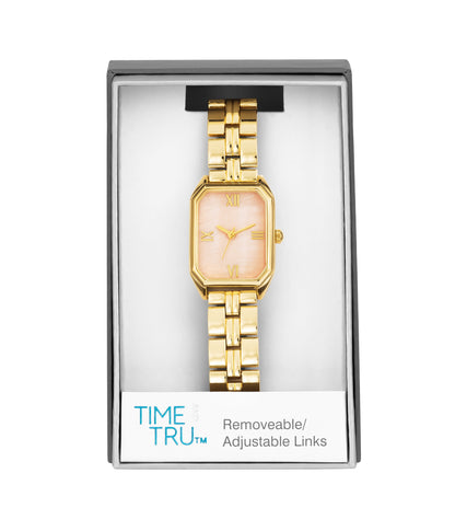 Gold Tone Metal Bracelet Ladies Watch