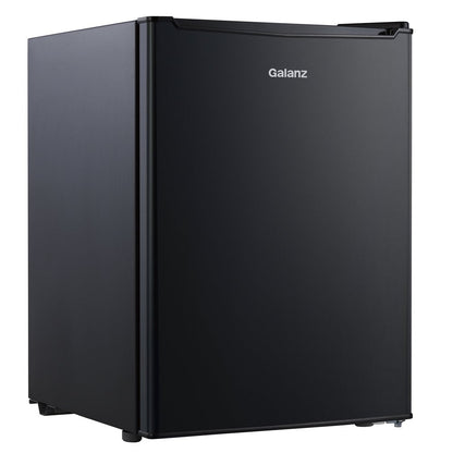 2.5 Cu Ft One Door Mini Fridge, Black Estar, New