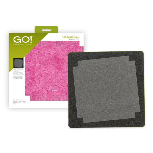 GO! Fabric Cutting Dies-Rag Square 8-1/2"