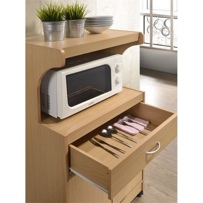 Modern Indoor Furniture Microwave Kitchen Cart