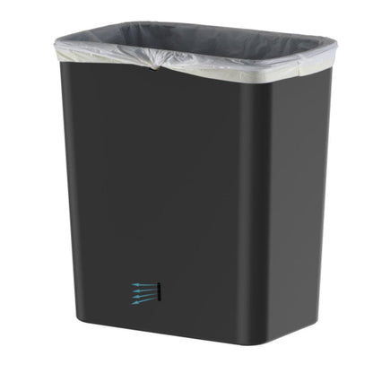 13.2 Gallon Trash Can, Plastic Motion Sensor Kitchen Trash Can, Black