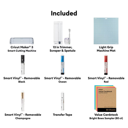 Cricut Maker® 3 + Essentials Bundle