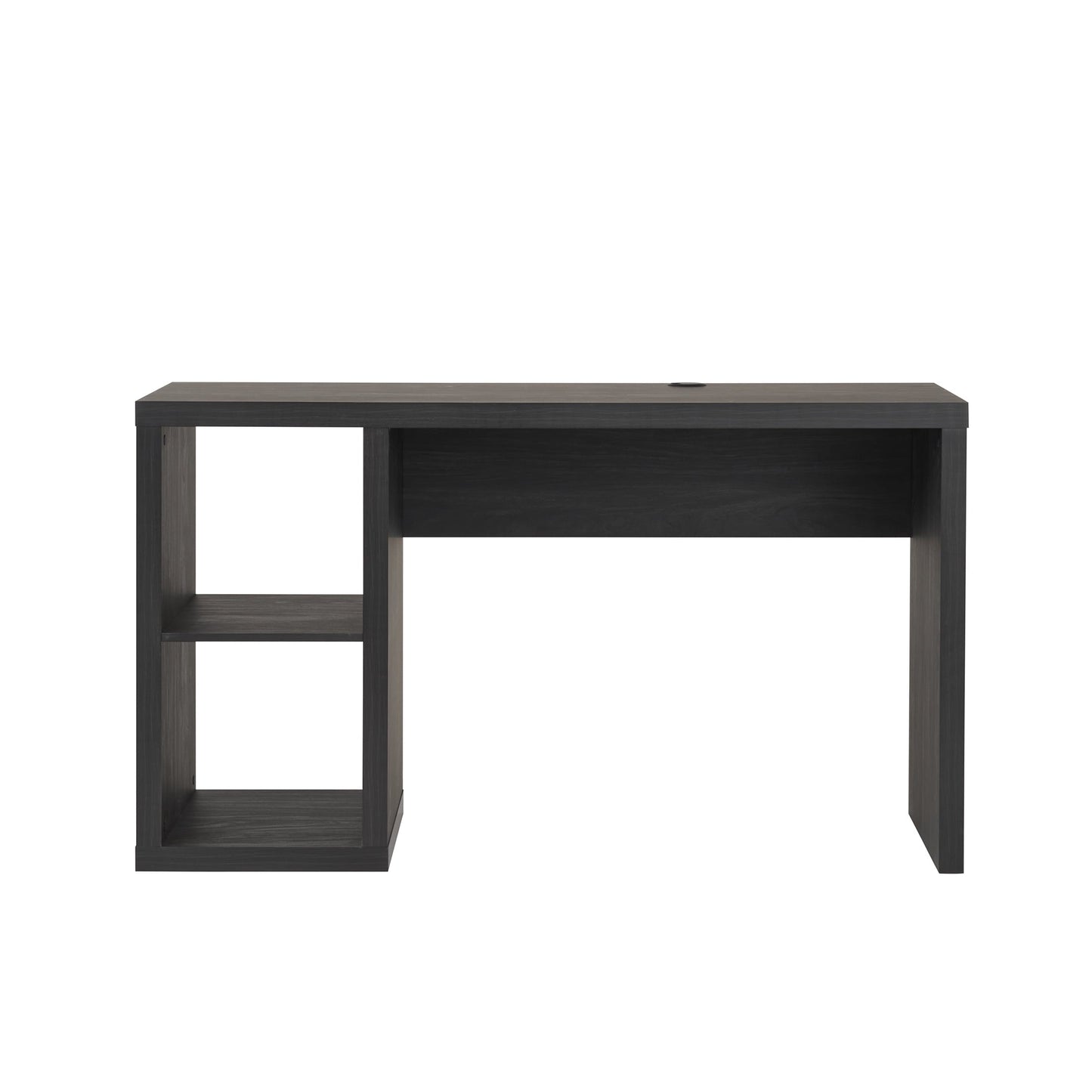 Cube Storage Office Desk, Charcoal