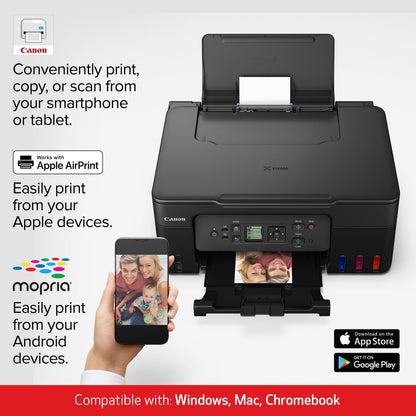 Canon Megatank PIXMA G3272 All-In-One, Wireless Color Inkjet Printer for Home Office Use