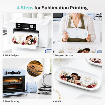 Sublimation Blanks Jewelry Tray Stainless Steel 9" X 3.7" 6 Pack(Pre-Order)