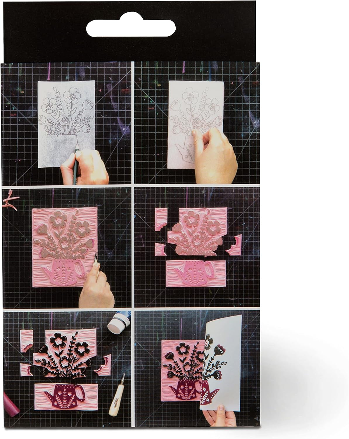 Speedball Art Products SB4100 Speedy-Carve Rubber Stamp Making Kit – Great Starter for Beginners